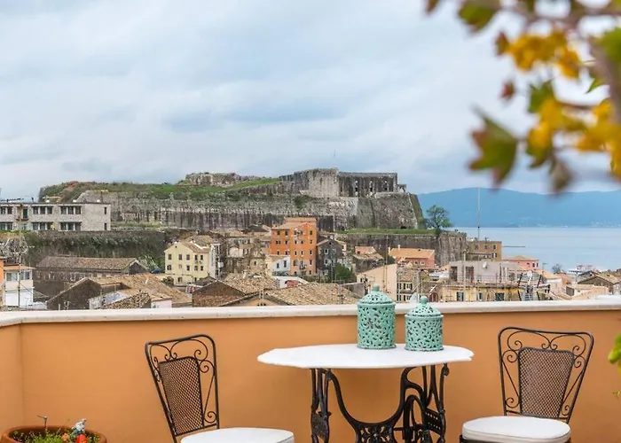 Best View Top Floor Apt. Old City Of Corfu