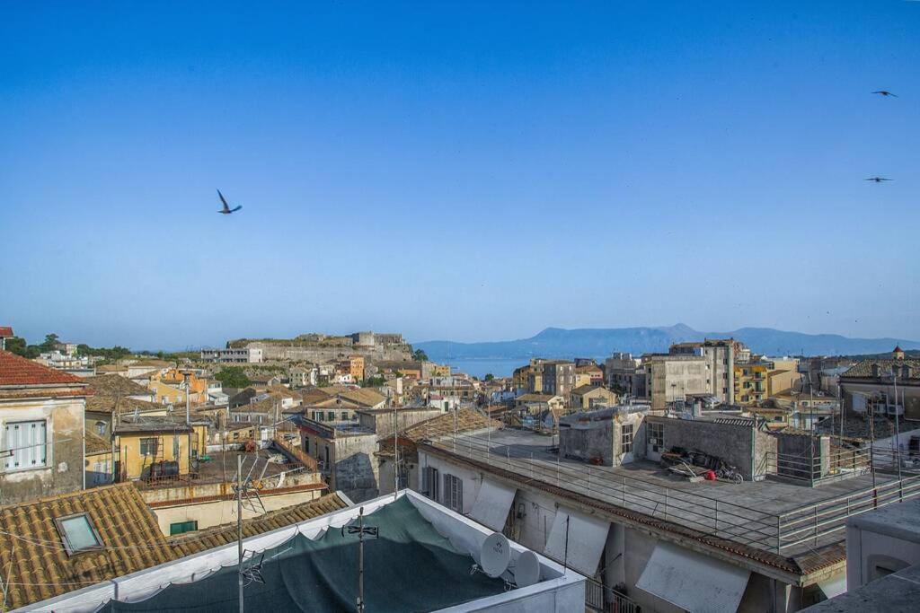 Best View Top Floor Apt. Old Of Corfu *